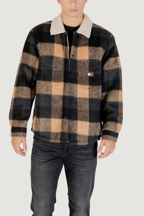 Tommy Hilfiger Giacca overshirt Giacchetto Tommy Hilfiger Jeans TJM CHECK TEDDY OVER S - Francavilla Moda